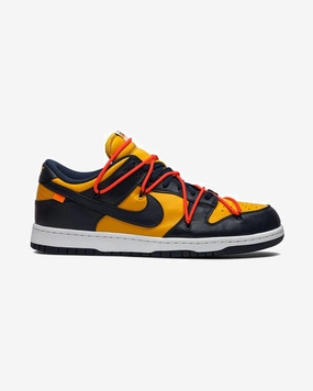Chill Walk NIKE X OFF WHITE DUNK LOW MICHIGAN NAVY