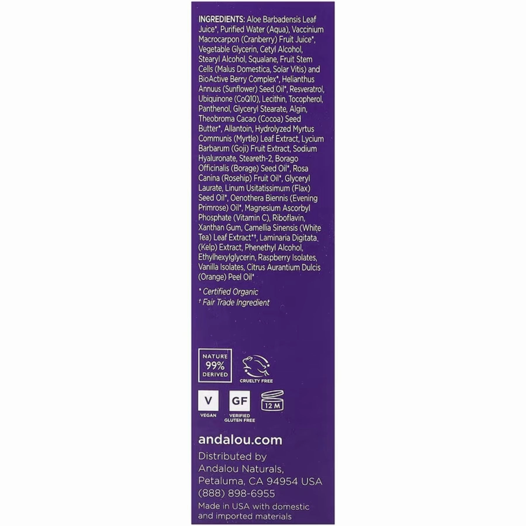 Andalou Age Defying Fruit Stem Cell Revitalize Serum 32mL