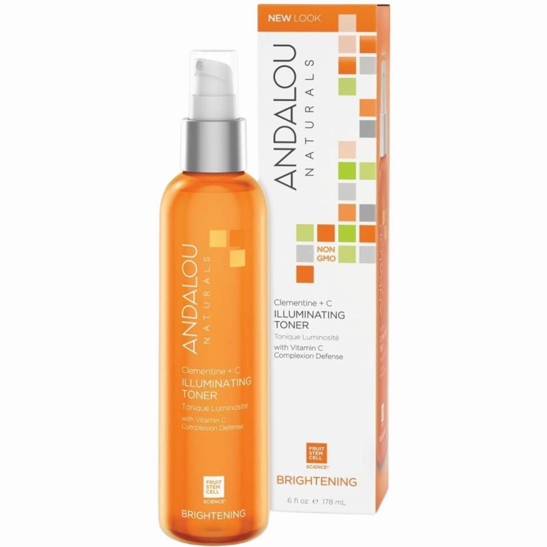 Andalou Brightening Clementine   Vitamin C Illuminating Toner 178mL