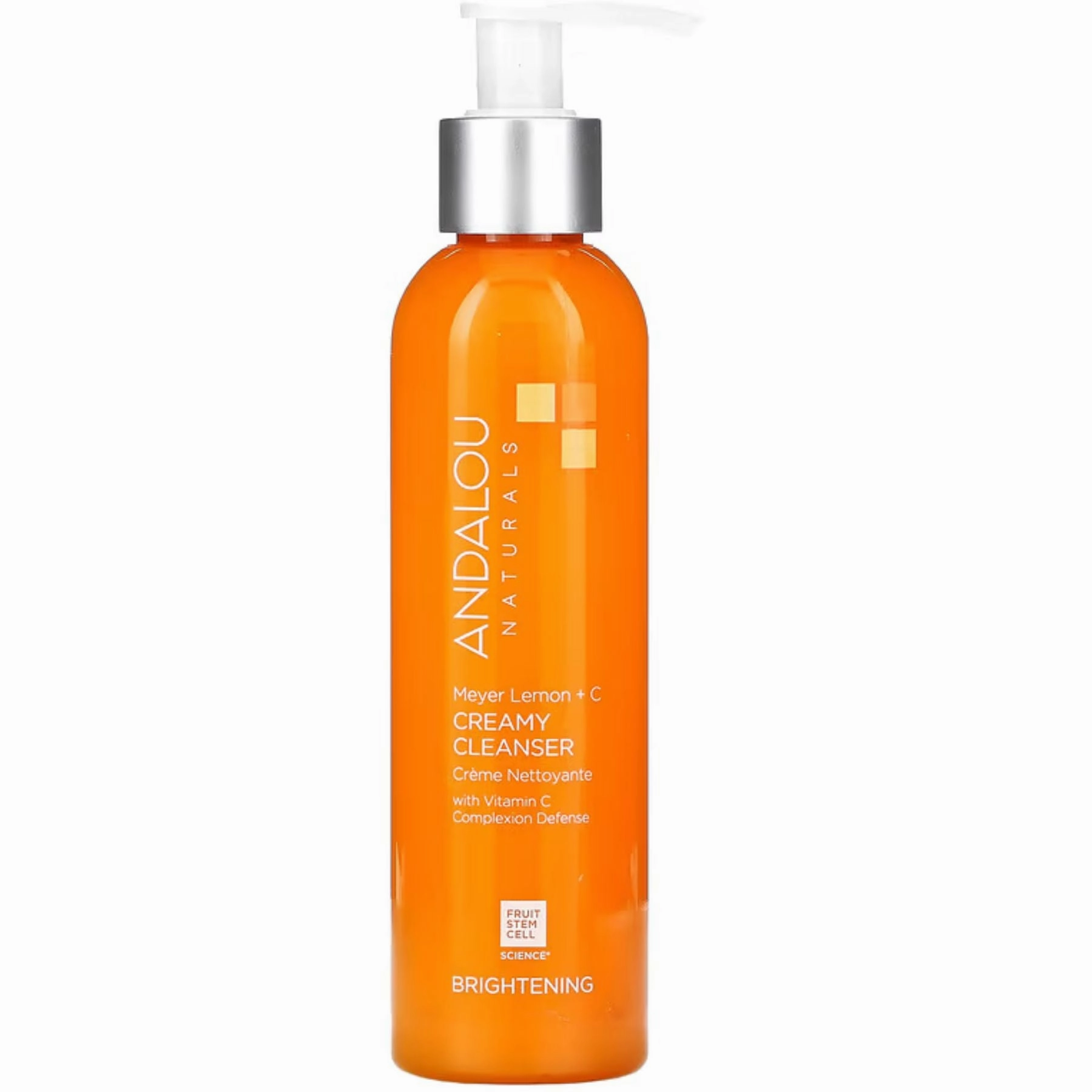 Andalou Brightening Meyer Lemon   Vitamin C Creamy Cleanser 178mL
