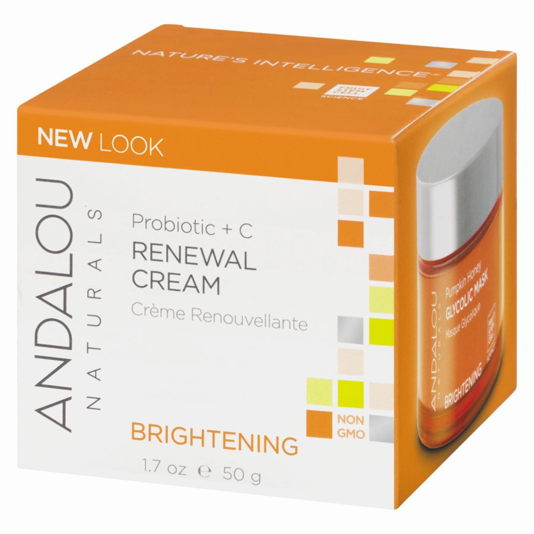 Andalou Brightening Probiotic   Vitamin C Renewal Cream 50g