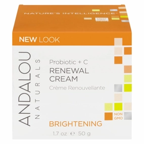 Andalou Brightening Probiotic   Vitamin C Renewal Cream 50g