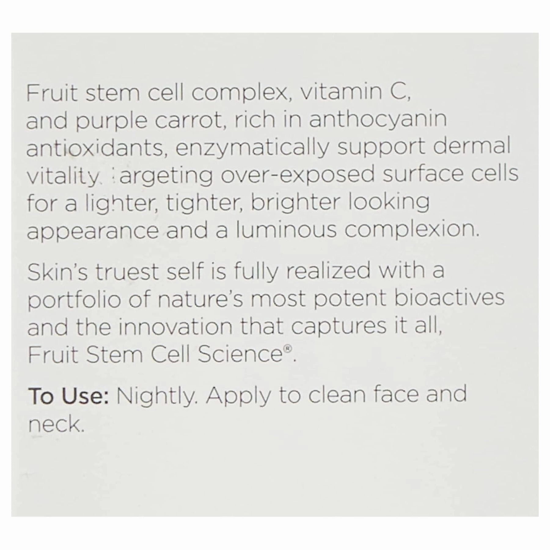 Andalou Brightening Purple Carrot   Vitamin C Luminous Night Cream 50g