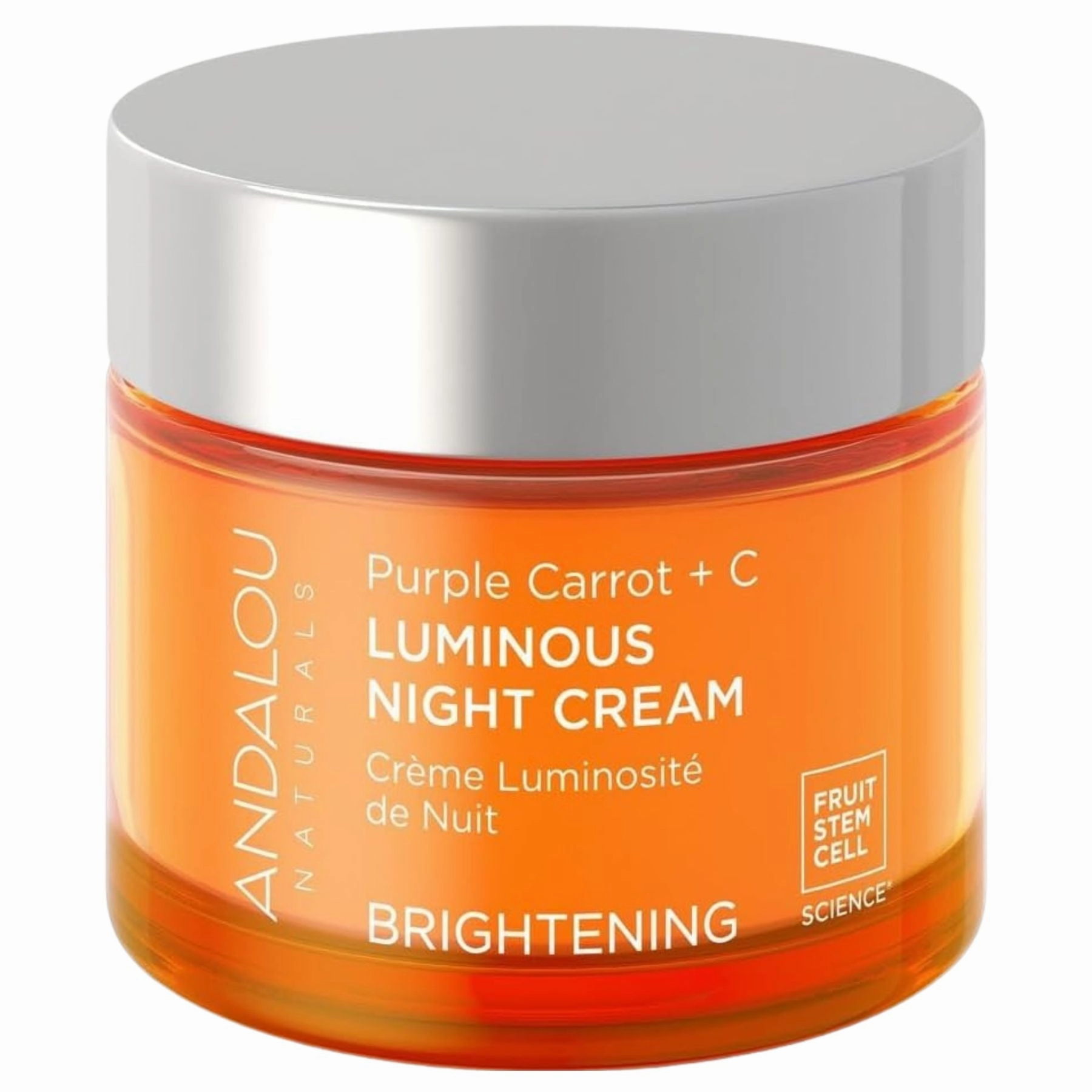 Andalou Brightening Purple Carrot   Vitamin C Luminous Night Cream 50g