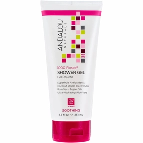 Andalou Sensitive 1000 Roses Soothing Shower Gel 251mL