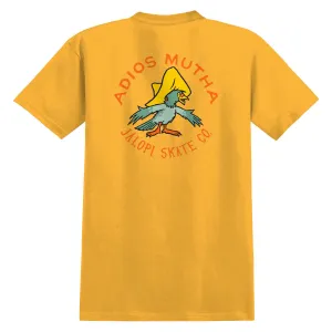 Anti-Hero Adios Mutha T-Shirt - Heather Mustard Backpacks Plants