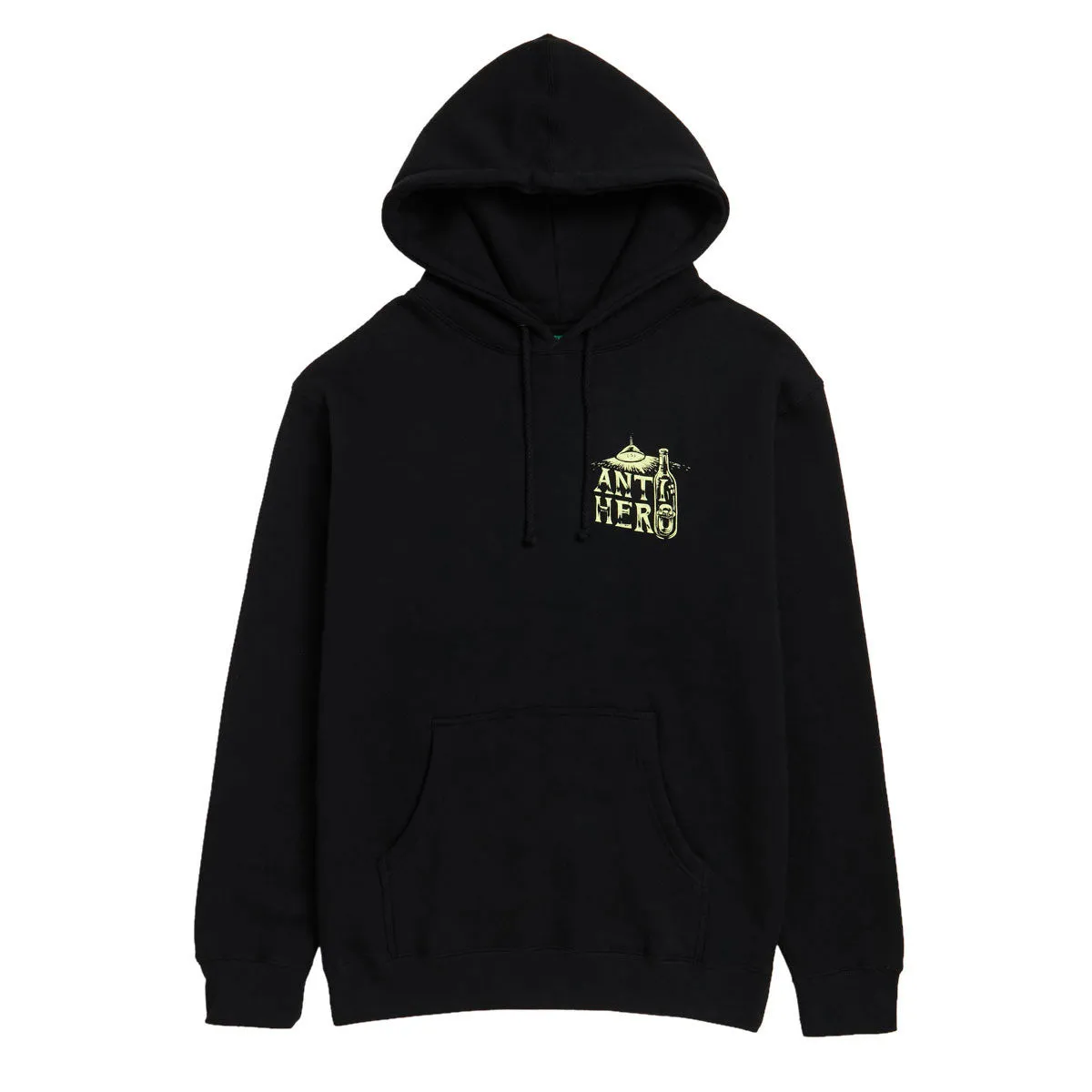 Anti-Hero Carnales Reposado Hoodie - Black/Pale Yellow Prints Blu-rays Activities