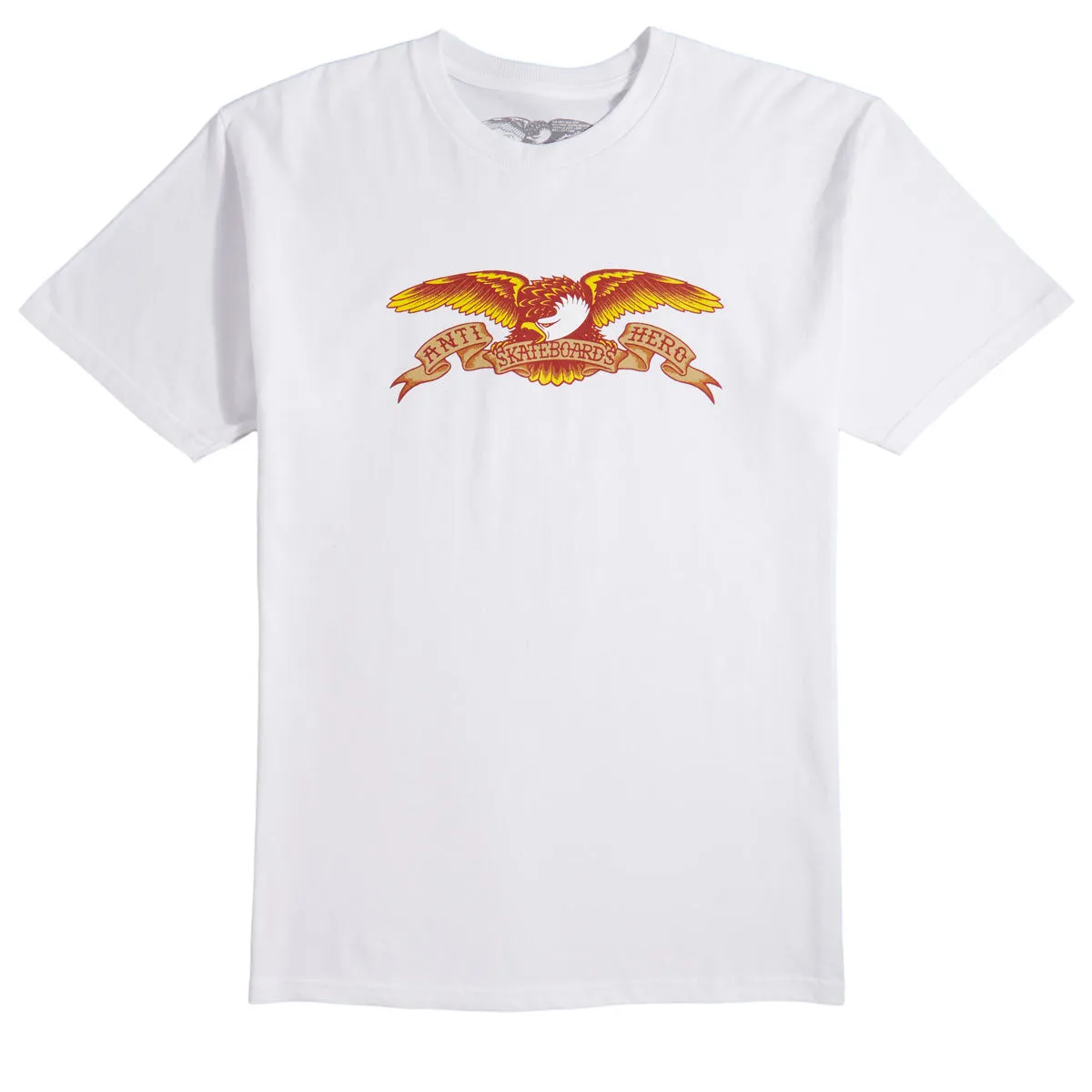 Anti-Hero Eagle T-Shirt - White Deodorant Upcycled Fashion