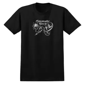 Anti-Hero Grimple Barbarians T-Shirt - Black Stamps Packaging Materials
