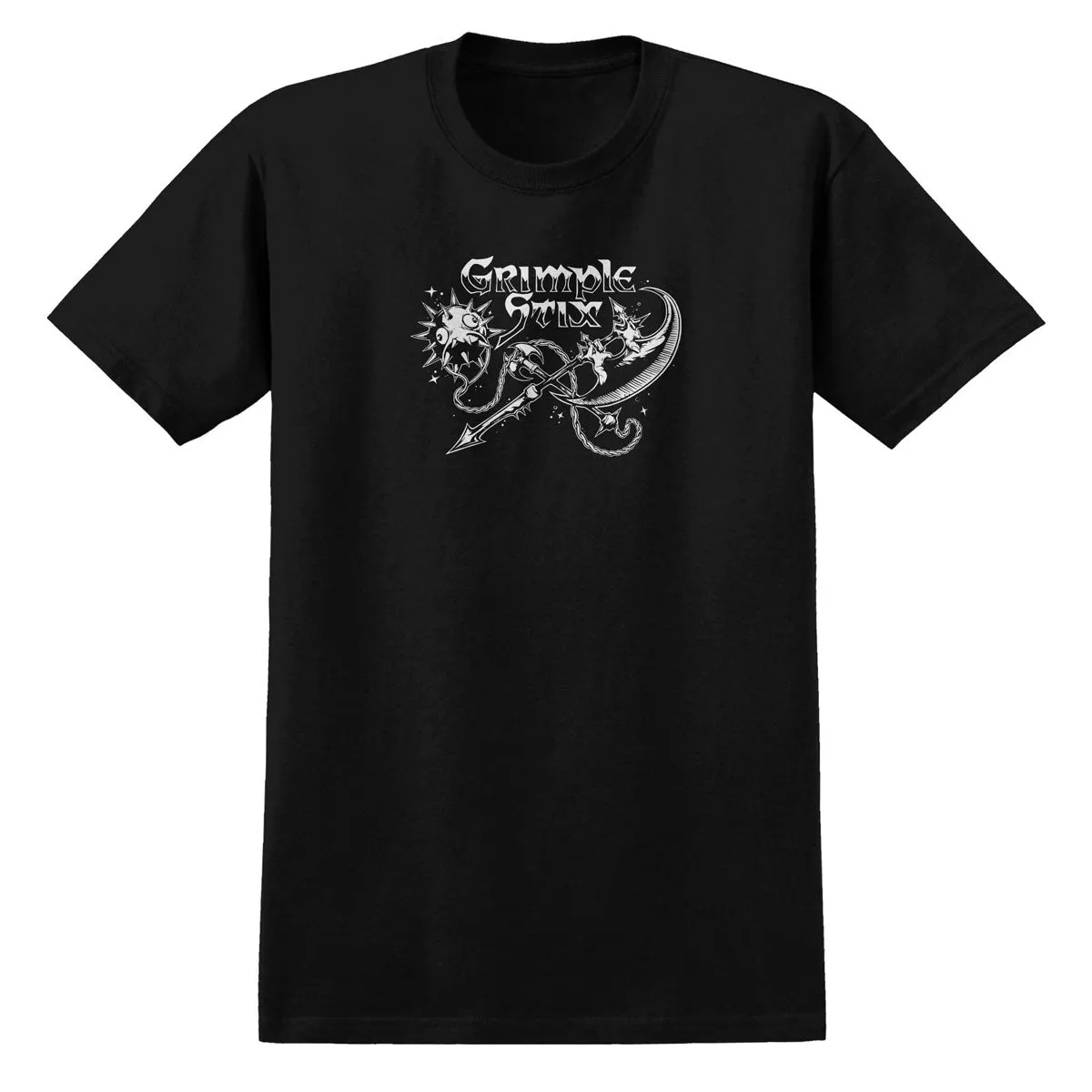 Anti-Hero Grimple Barbarians T-Shirt - Black Stamps Packaging Materials