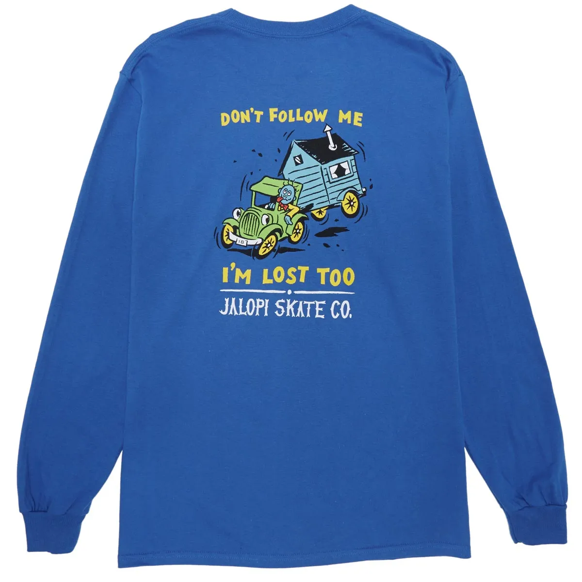 Anti-Hero Jalopi Returns Long Sleeve T-Shirt - Royal Hair Care Tires