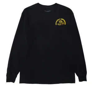 Anti-Hero Rock Dove Fill Long Sleeve Pocket T-Shirt - Black/Yellow Dolls Software
