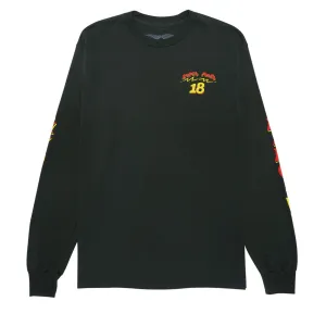 Anti-Hero Superpower18 Long Sleeve T-Shirt - Forest/Yellow/Red Prints Groceries Trash Bags