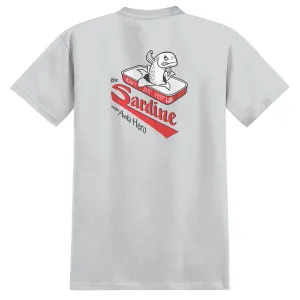 Anti-Hero The Sardine T-Shirt - New Silver Tissue Paper Software