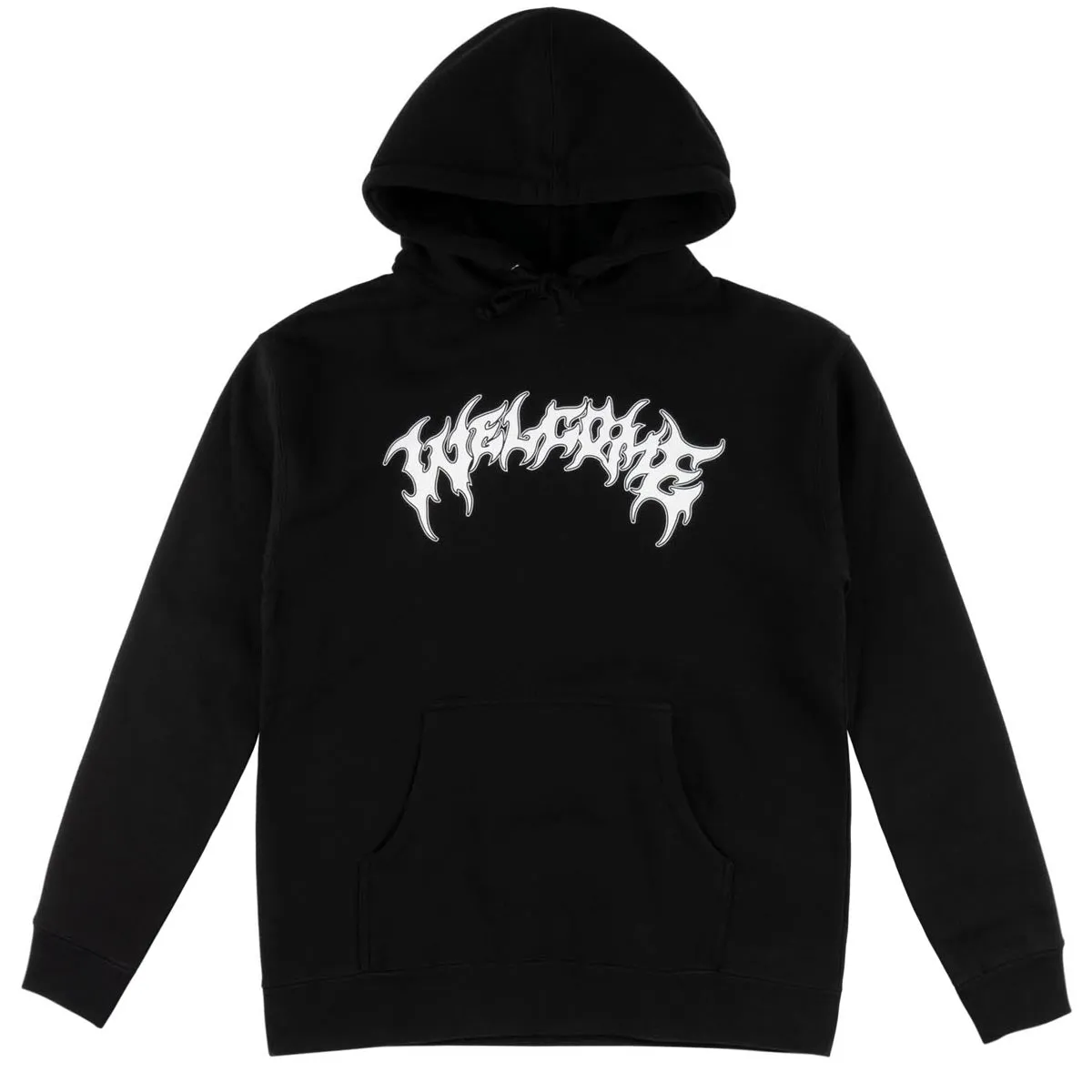 Antiques Welcome Big Barb Hoodie - Black/White Sustainable Fashion