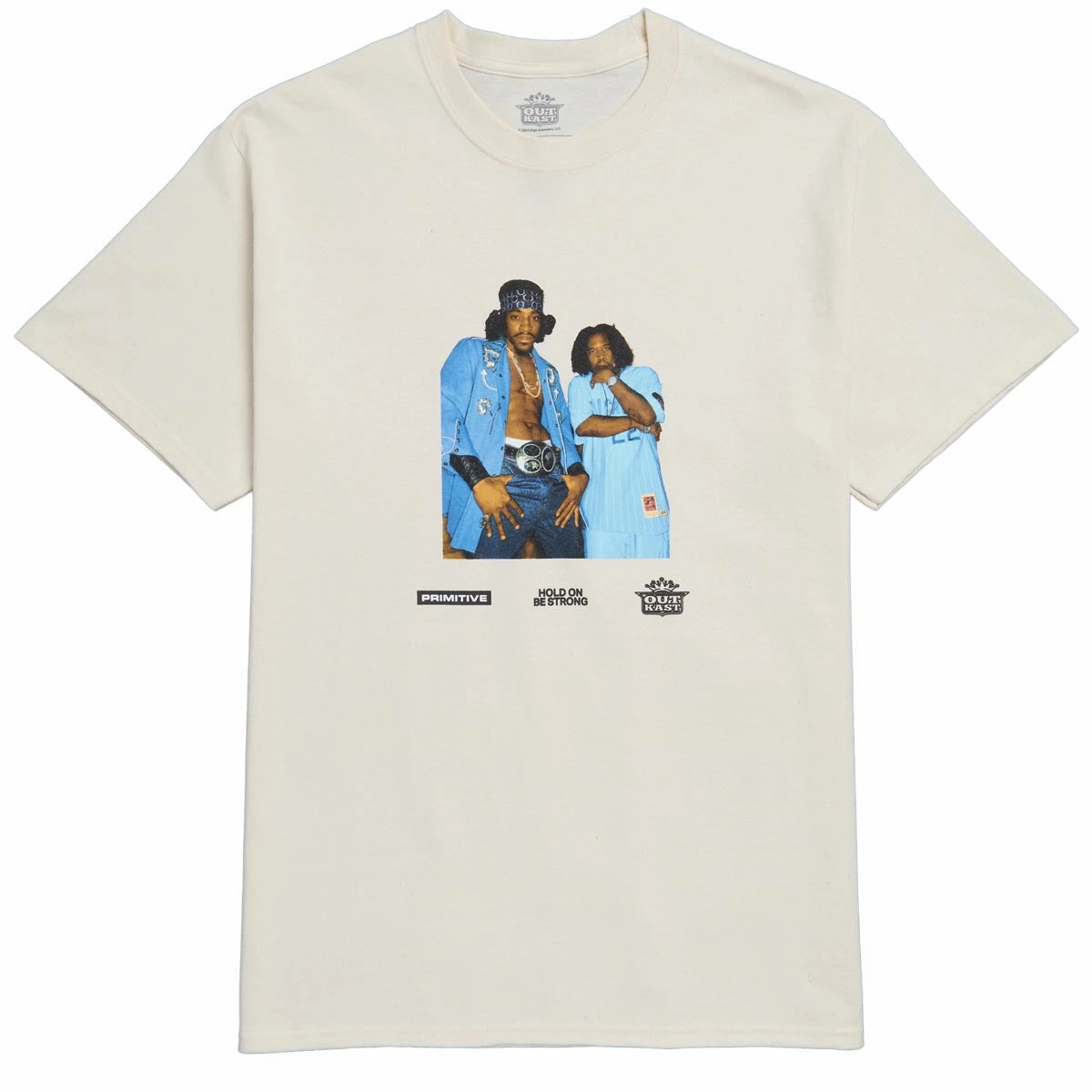 Antiques Primitive x Outkast Hold On T-Shirt - Cream Safety Gear
