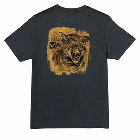 Antiques RVCA Horton Panther T-Shirt - Black Decorations