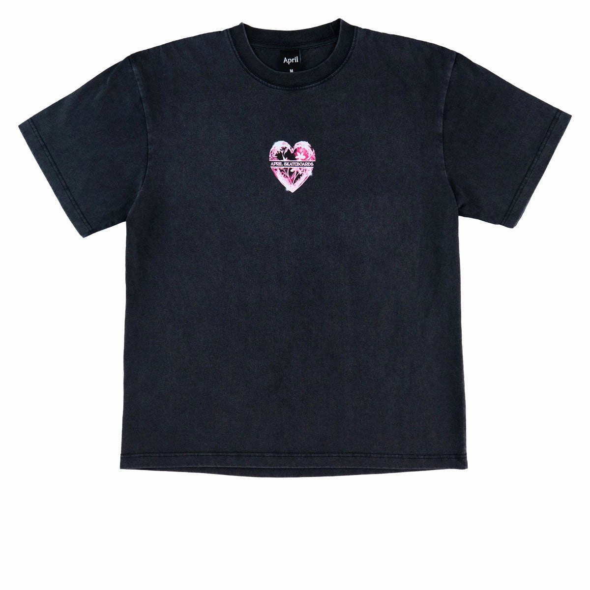 April Heart T-Shirt - Vintage Black Outfit Ideas Towels