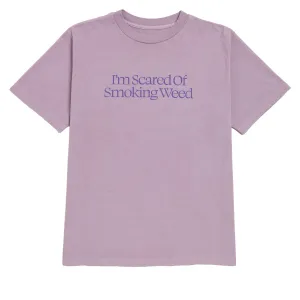 Art Prints Jacuzzi Unlimited Scared Weed T-Shirt - Grape Paper Products