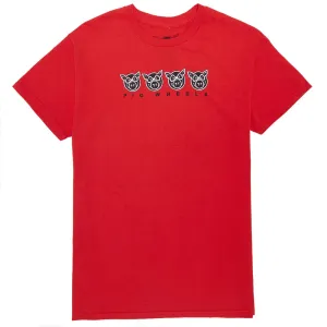 Art Supplies Pig Multi Pig T-Shirt - Red Books