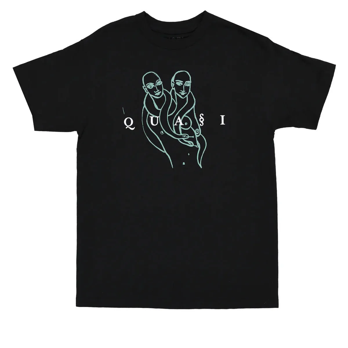 Art Supplies Quasi Genesis T-Shirt - Black Outdoor Decor