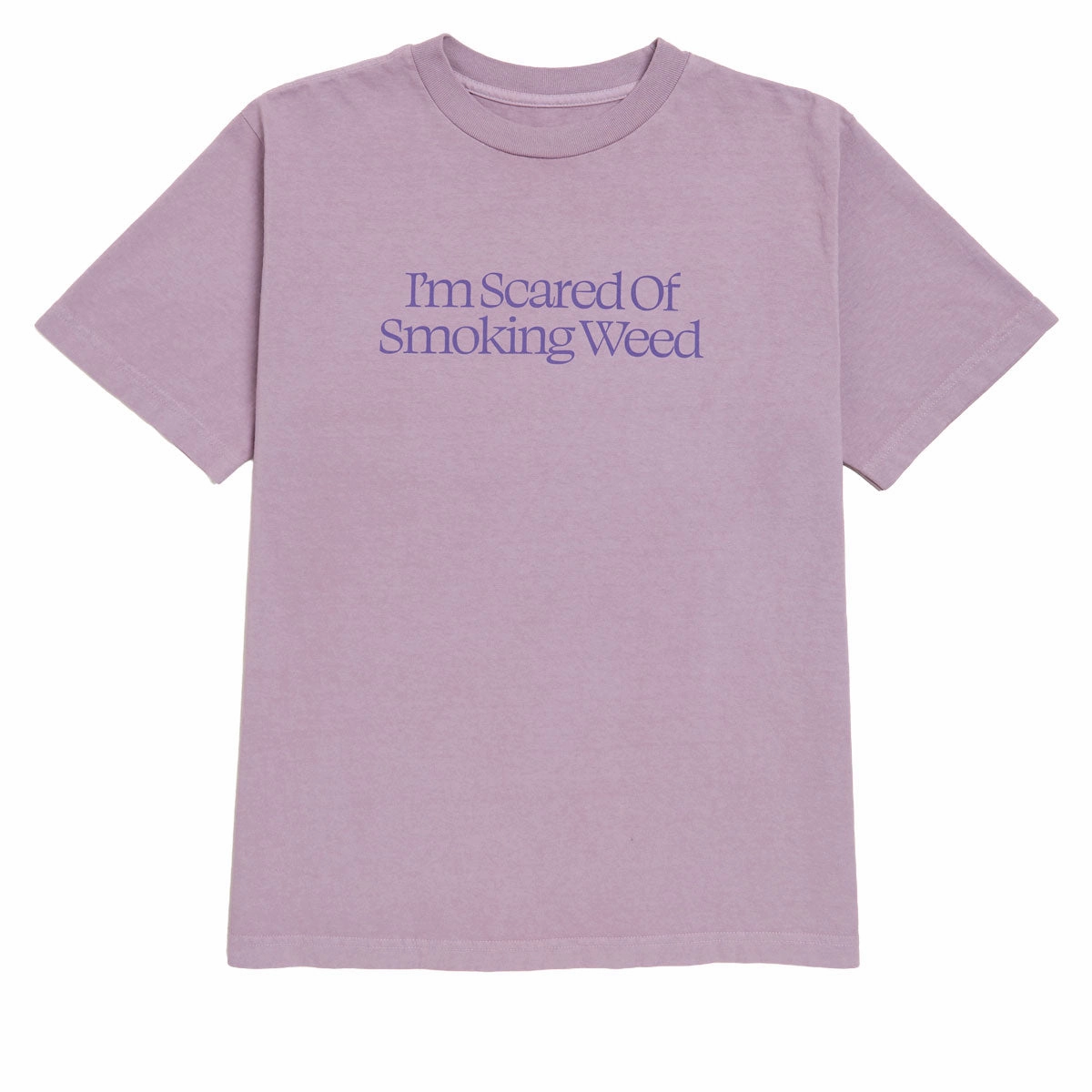 Art Prints Jacuzzi Unlimited Scared Weed T-Shirt - Grape Paper Products