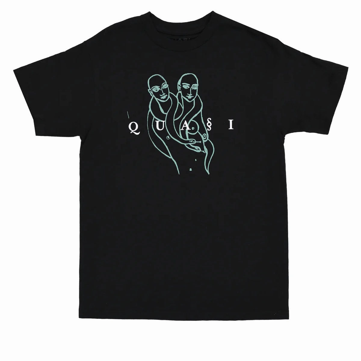 Art Supplies Quasi Genesis T-Shirt - Black Outdoor Decor