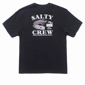 Athleisure Salty Crew Lured Classic T-Shirt - Black Auto Accessories