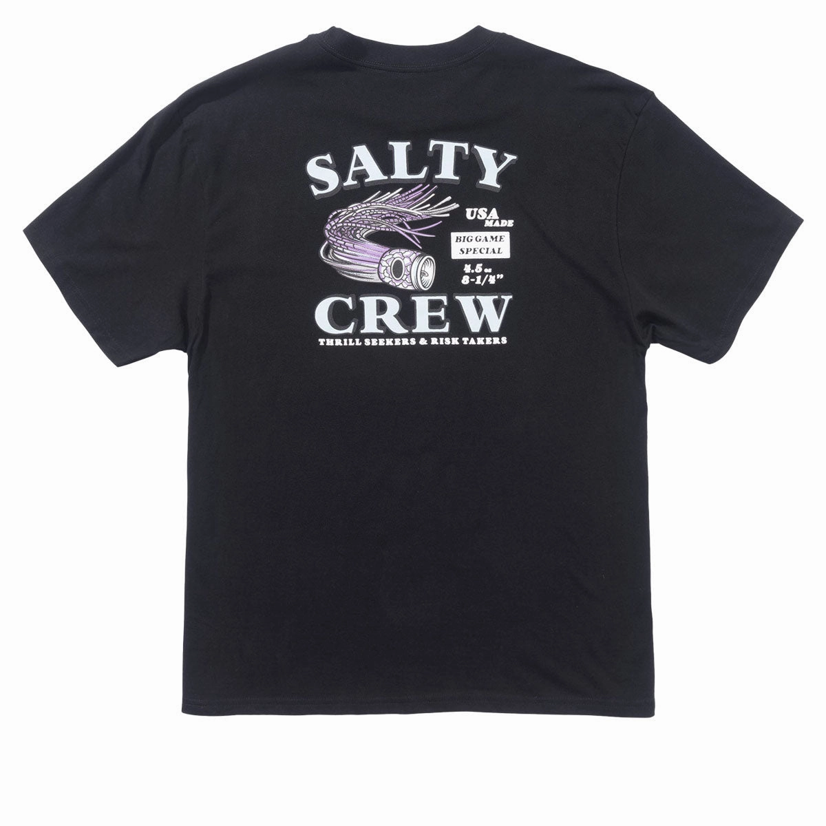 Athleisure Salty Crew Lured Classic T-Shirt - Black Auto Accessories