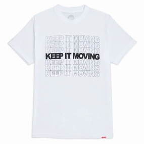 Athletic Footwear Hopps Keep It Moving T-Shirt - White Backpacks