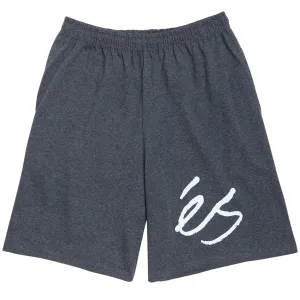 Audiobooks eS Big Script Sweat Shorts - Black/Heather Vitamins