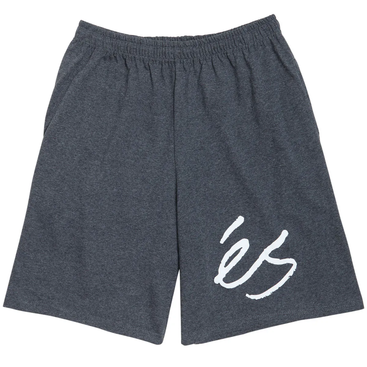 Audiobooks eS Big Script Sweat Shorts - Black/Heather Vitamins