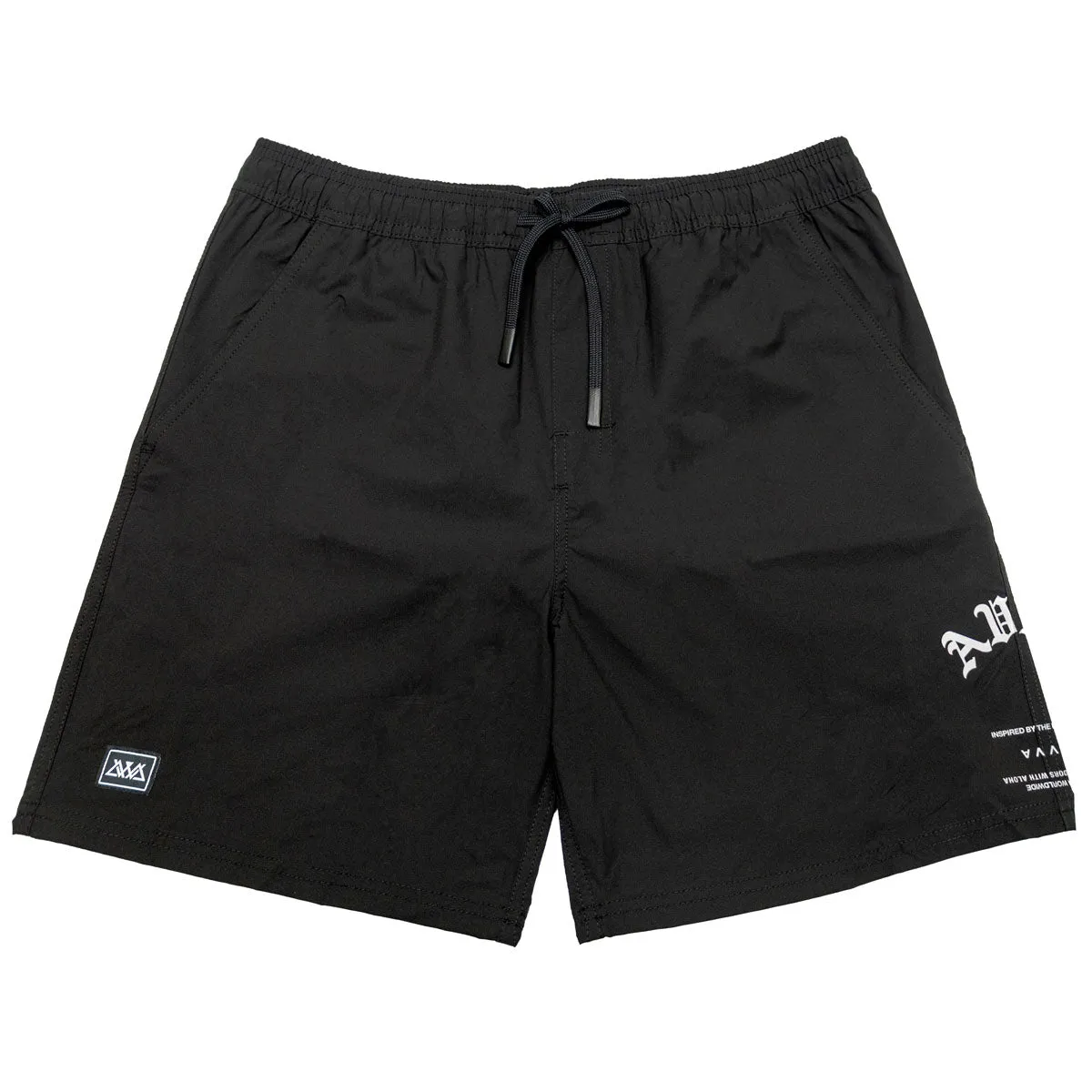 AVVA Sand Pit Volley Shorts - Black Scarves Outfit Ideas