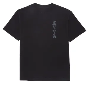 AVVA Vertical Bounds T-Shirt - Black Linen Apparel Basketball Cards