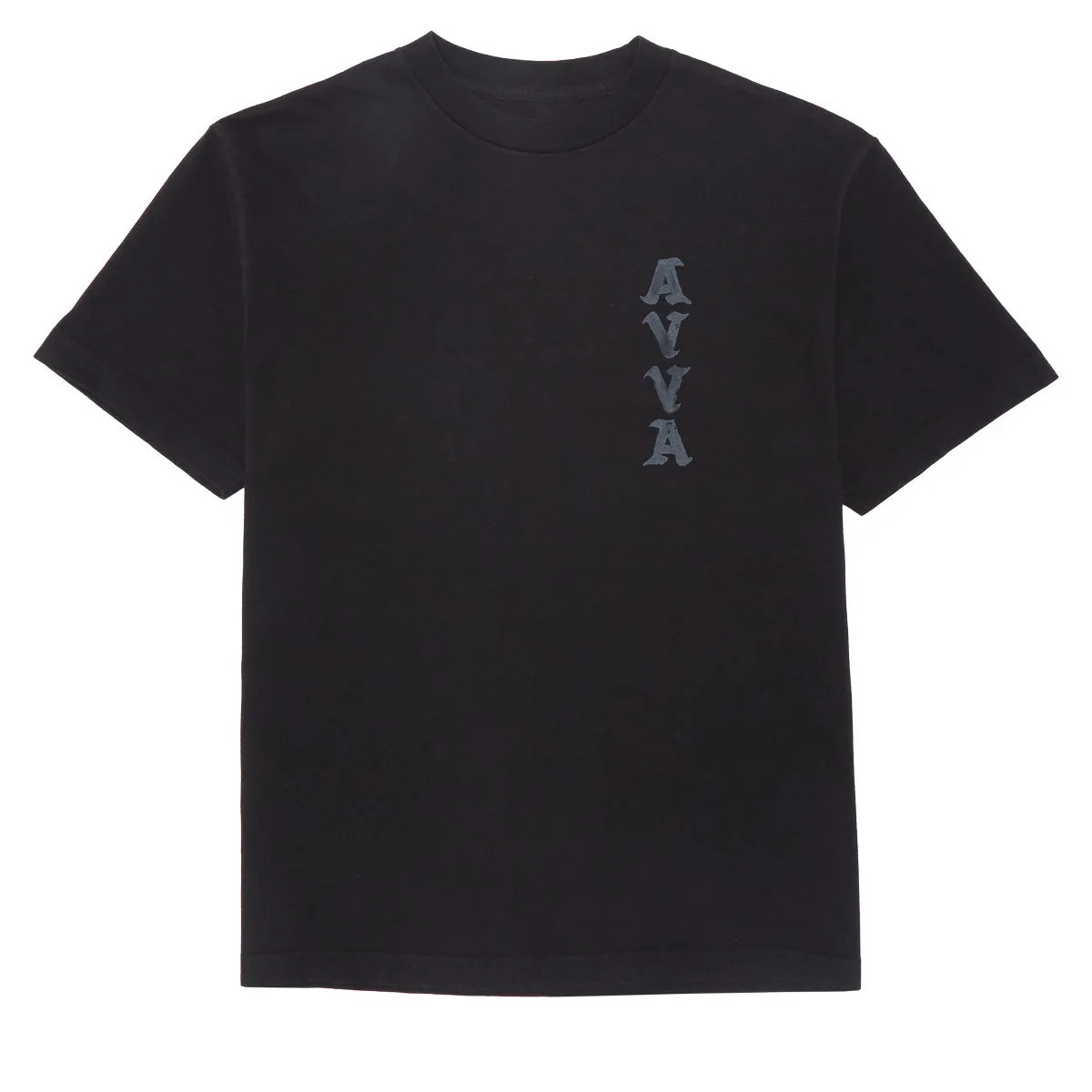 AVVA Vertical Bounds T-Shirt - Black Linen Apparel Basketball Cards