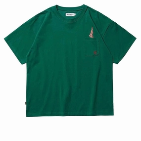 Backpacks Evisen Eye Fire Tech Pocket T-Shirt - Green Computers
