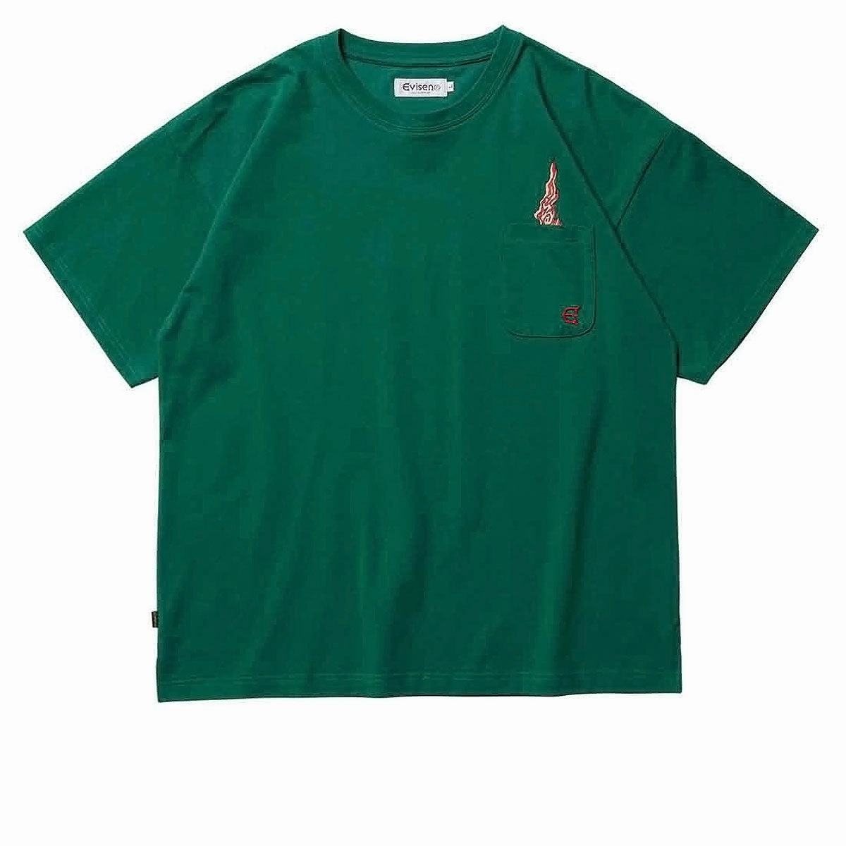 Backpacks Evisen Eye Fire Tech Pocket T-Shirt - Green Computers