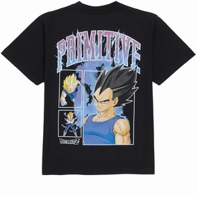 Bags Primitive x Dragon Ball Z Vegeta Levels Heavyweight T-Shirt - Black Medical Supplies
