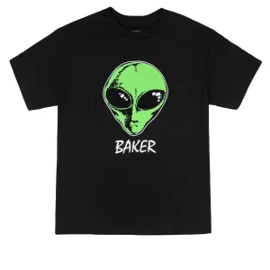 Baker CA T-Shirt - Black Upcycled Fashion Free Shipping