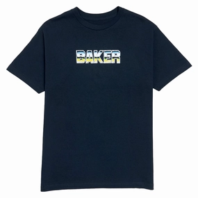 Baker Chrome Zone T-Shirt - Navy Chef Wear Health & Fitness
