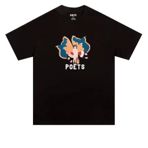 Banners Poets Butterfly Girl Dtg T-Shirt - Black Sweaters