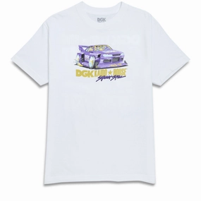 Banners DGK x Kaido House Roulette Racer T-Shirt - White Conditioner