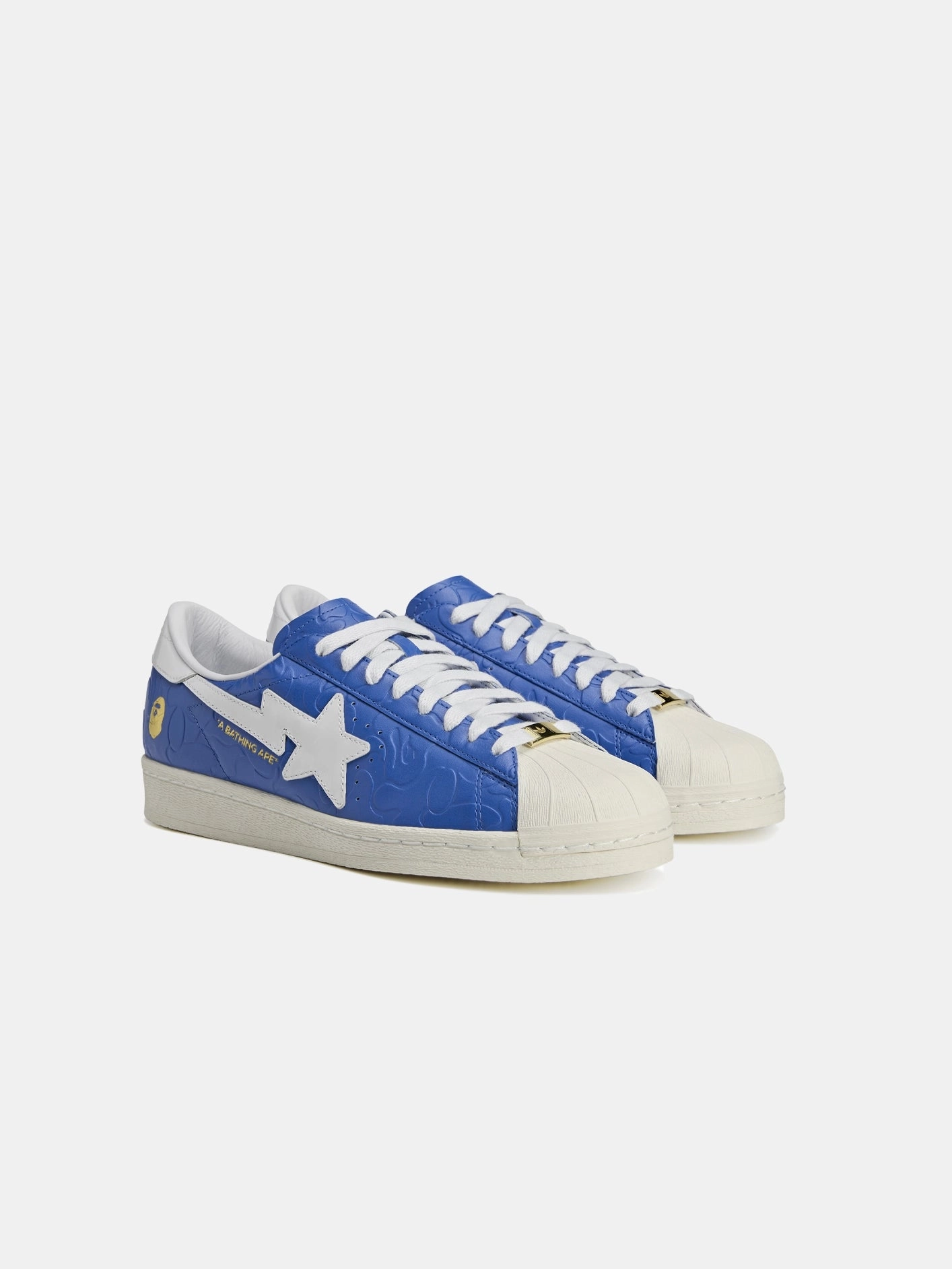 BAPE x adidas Superstar "Blue/White" Soft Move