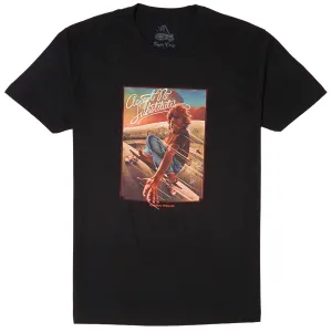 Bar Supplies 45RPM Vintage Cadillac Wheels T-Shirt - Black Fax Machines