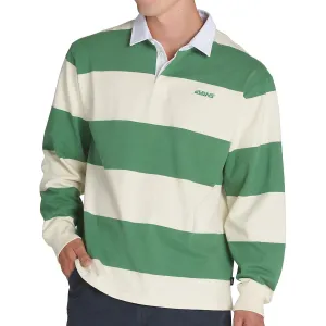 Basketball Cards Vans Ward Stripe Rugby Long Sleeve Knit Shirt - Fairway/Lemon Icing Movies