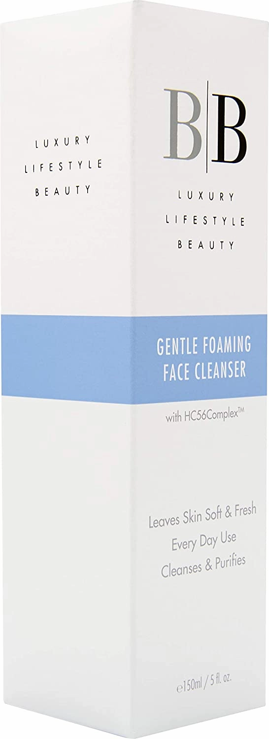 BB Lifestyle Gentle Foaming Face Cleanser, Cleanses & Purifies, Fragrance Free, For Sensitive Skin, Organic Hemp Extract
