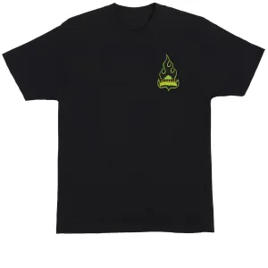Beachwear Creature Logo Flame T-Shirt - Black Coins