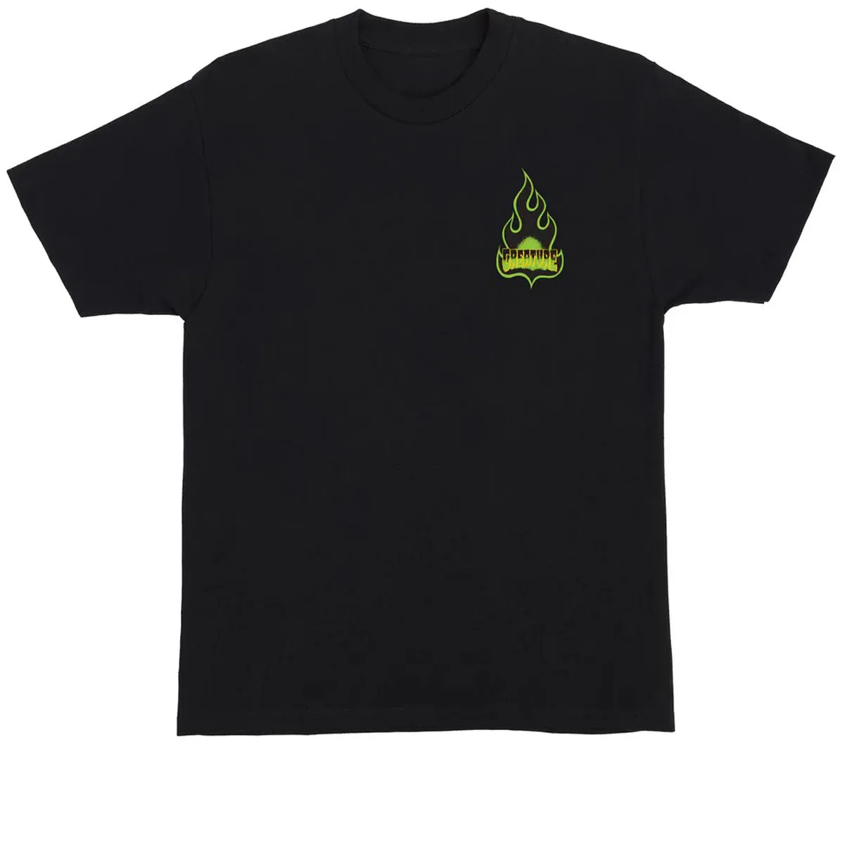 Beachwear Creature Logo Flame T-Shirt - Black Coins