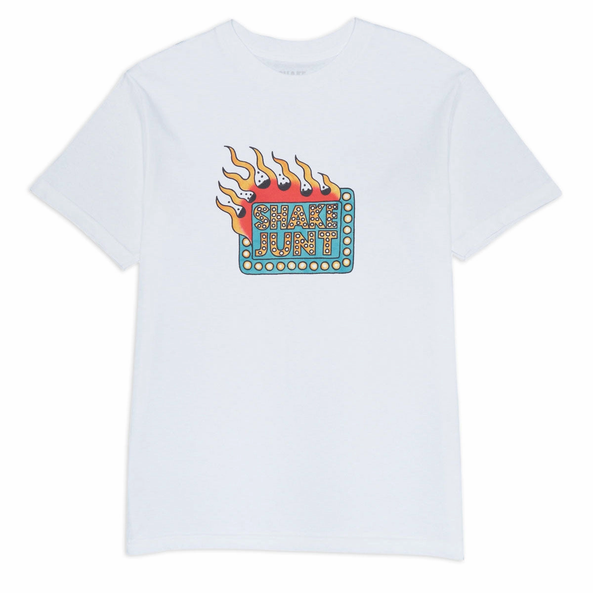 Beachwear Shake Junt Killa Cam Box Logo T-Shirt - White Comfortable Essentials