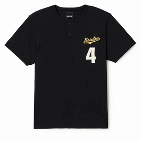 Beaded Accents Brixton The League Baseball T-Shirt - Black/Black Cleaning Services
